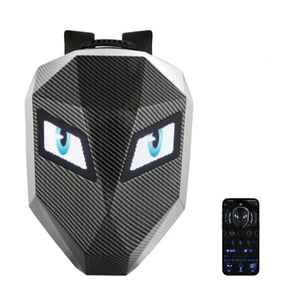 Mochila LED com Compartimento para Capacete, Notebook e USB