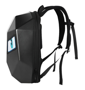 Mochila LED com Compartimento para Capacete, Notebook e USB