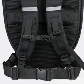 Mochila LED com Compartimento para Capacete, Notebook e USB